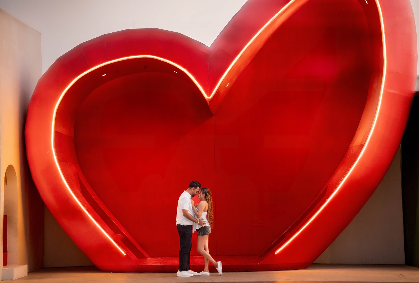 Deshan & Nithini Pre Shoot in Dubai Creek