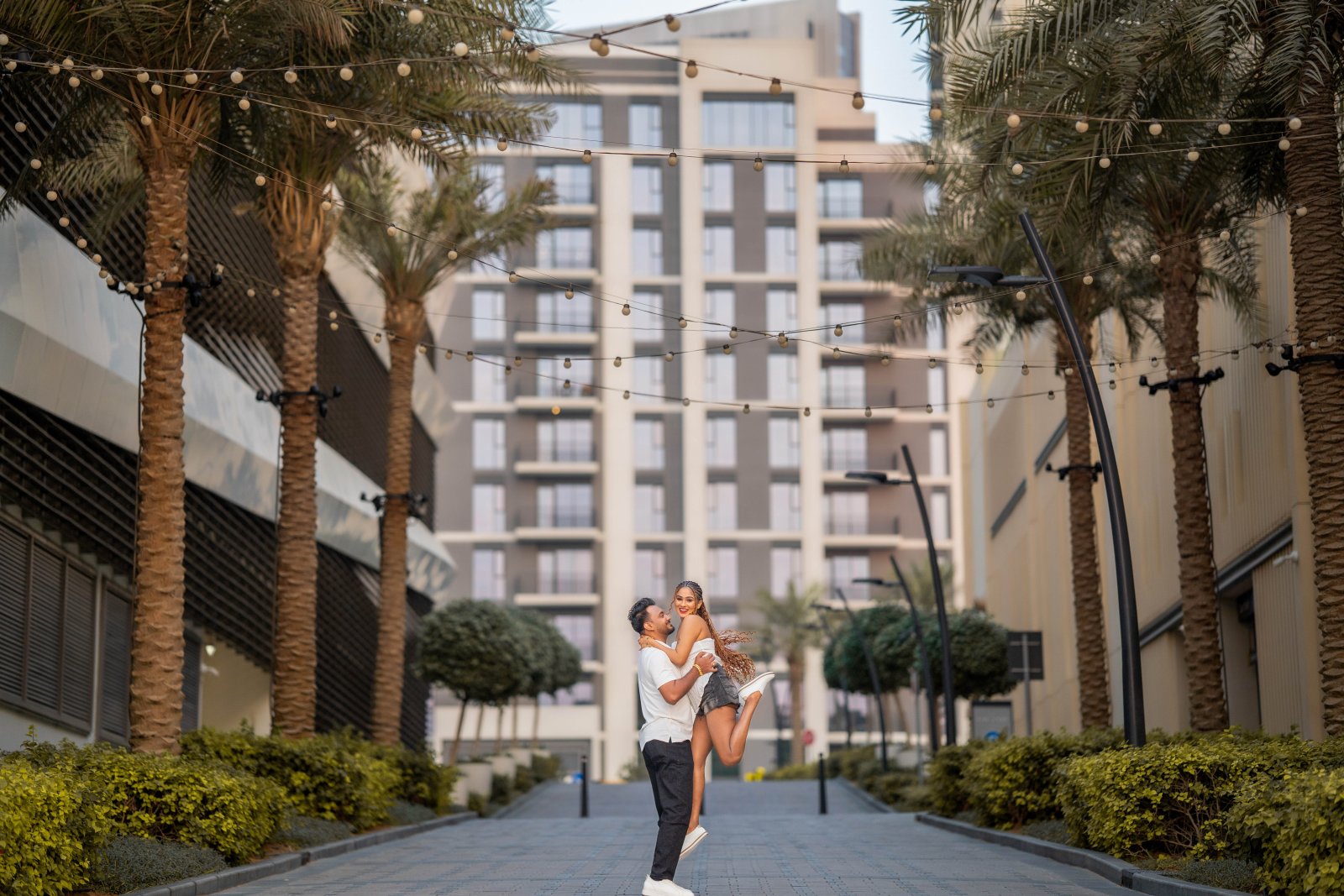 Deshan & Nithini Pre Shoot in Dubai Creek